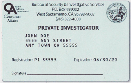 Pass th california private investigator testing
